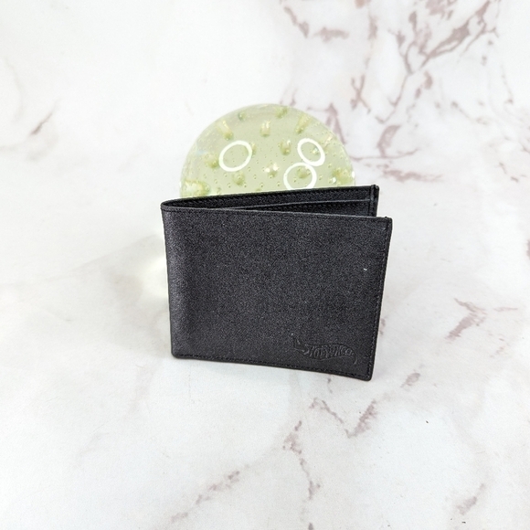 Hot Wheels Wallet Black Bifold Mens Unisex Card Holder - Picture 1 of 8